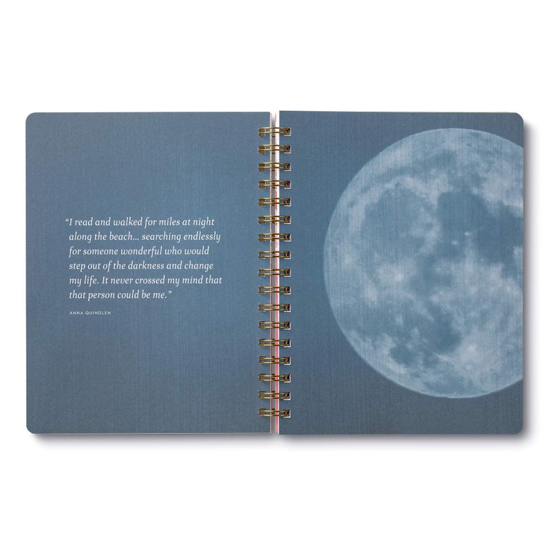 Compendium Spiral Notebook - The map to where sheâ€™s going is written on her heart. â€” A Designer Spiral Notebook with 192 Lined Pages, College Ruled, 7.0â€W x 9.25â€H - Image 2